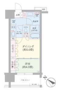【注目物件情報】リビオレゾン勝どきnex　2F　1DK　5,150万円